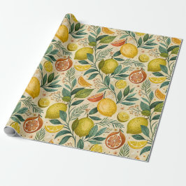 Tuscan Lemon Grove Gift  Geschenkpapier