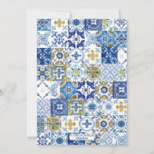 Tuscan Lemon Thema Geburtstag Einladung  (Rückseite)