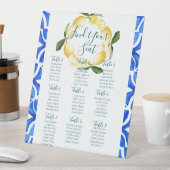 Tuscan Lemon Wasserfarbener Film Sockelschild (In Situ)