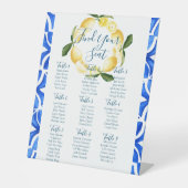 Tuscan Lemon Wasserfarbener Film Sockelschild (Vorderseite)