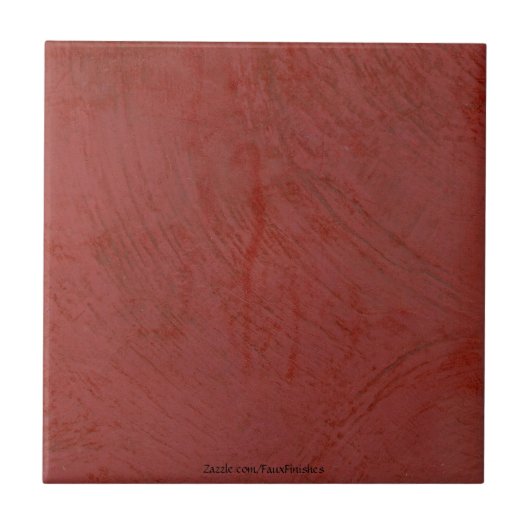 Tuscan Red Venezianisch Plaster Keramik Tile Fliese (Vorderseite)