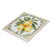 Tuscan Rustic Mediterranean Yellow Lemon Fliese (Seite)