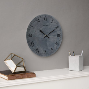 Tuscan Slate #Pinterest Wall Clock Große Wanduhr