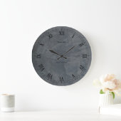 Tuscan Slate #Pinterest Wall Clock Große Wanduhr (Zuhause)