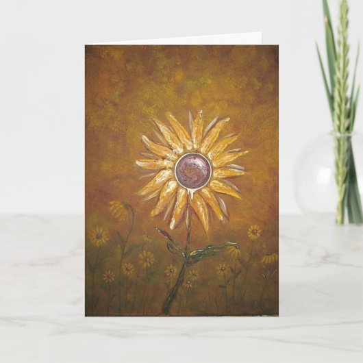 Tuscan Sunflower - Thank You Card Dankeskarte (Vorderseite)