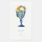 Tuscan Sunflower Wedding Guest Serviette (Vorderseite)