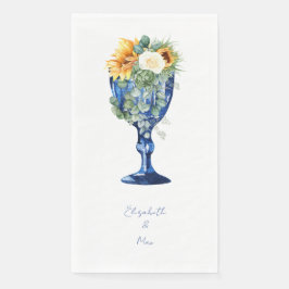 Tuscan Sunflower Wedding Guest Serviette