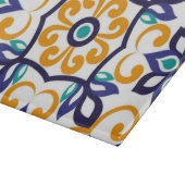 Tuscan Verve Vibrant Scrollwork  Mediterranean  Schneidebrett (Ecke)