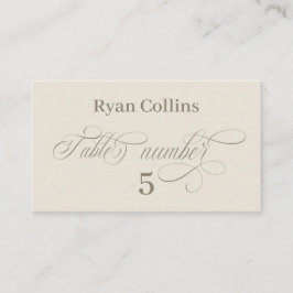 Tuscan Villa Calligraphy Place Cards Platzkarte