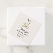 Tuscan Wedding Thank You Geschenkanhänger (Beispiel)