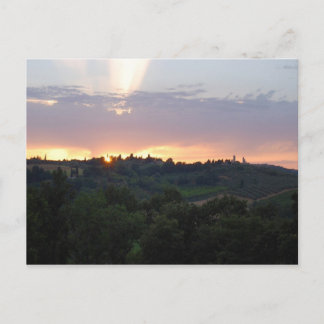 TuscanSunset Postkarte