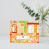 Tuscany Café Postkarte (Stehend Vorderseite)