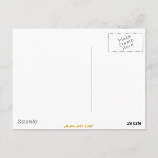 Tuscany Café Postkarte (Rückseite)