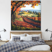 Tuscany Italy Vineyard Landscape Stretched Canvas  Leinwanddruck (Insitu (Schlafzimmer))