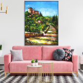 TUSCANY LANDSCAPE LEINWANDDRUCK (Insitu (Wohnzimmer))