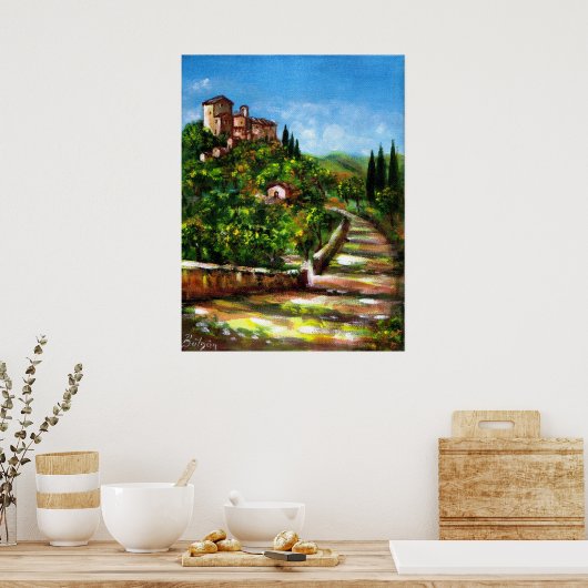 TUSCANY LANDSCAPE POSTER (Küche)