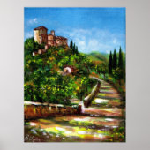 TUSCANY LANDSCAPE POSTER (Vorne)