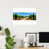 TUSCANY LANDSCAPE POSTER (Heimbüro)