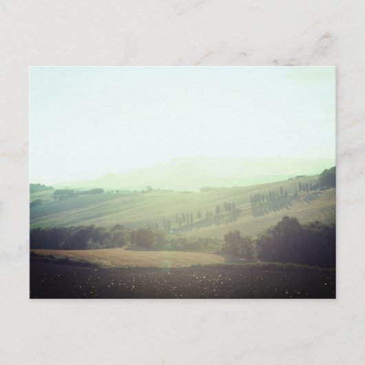 Tuscany Landscape Postkarte (Vorderseite)