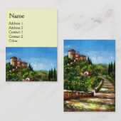 TUSCANY LANDSCAPE VISITENKARTE (Vorne/Hinten)