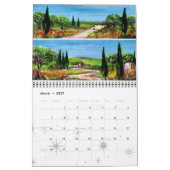 TUSCANY LANDSCAPES FINE ART COLLECTION 2017 KALENDER (Mär 2027)
