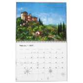 TUSCANY LANDSCAPES FINE ART COLLECTION 2017 KALENDER (Feb 2027)