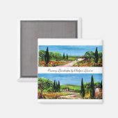 TUSCANY LANDSCAPES MAGNET (Vorderseite/Rückseite)