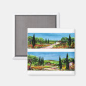 TUSCANY LANDSCAPES MAGNET (Vorderseite/Rückseite)