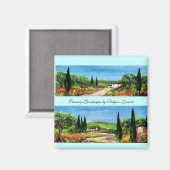 TUSCANY LANDSCAPES MAGNET (Vorderseite/Rückseite)