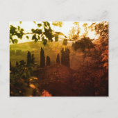 Tuscany sunset postkarte (Vorderseite)