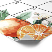 Tuscany Tile Citrus Baby Dusche Schätzung des Fäll Poster (Ecke)