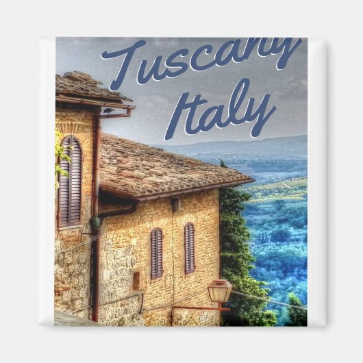 Tuscany Travel Italy Magnet (Vorne)