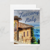 Tuscany Travel Italy Save The Date (Vorne/Hinten)