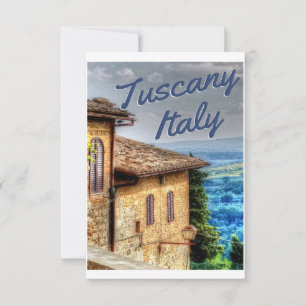 Tuscany Travel Italy Save The Date