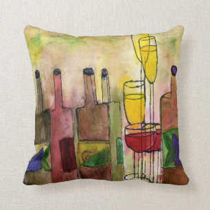 Tuscany Wine Throw Kissen