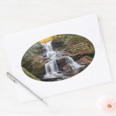 Tuscarora Falls Ovaler Aufkleber (Umschlag)
