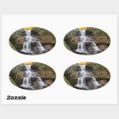 Tuscarora Falls Ovaler Aufkleber (Blatt)