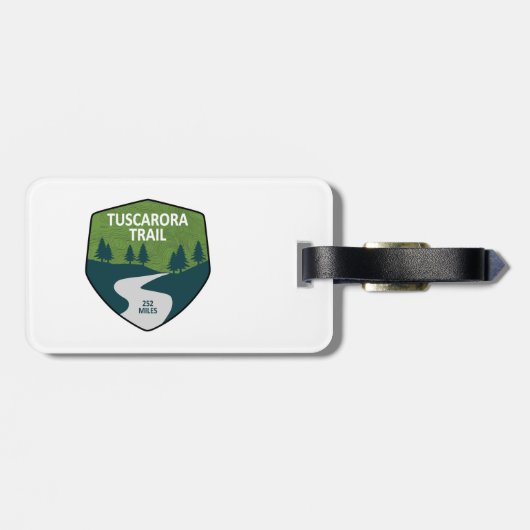 Tuscarora Highlights Gepäckanhänger (Rückseite horizontal)
