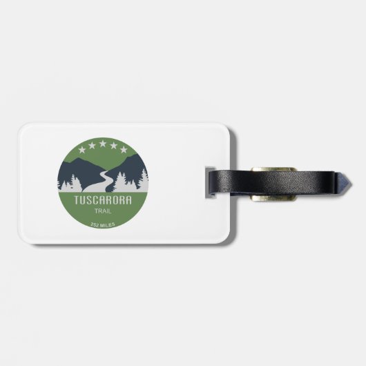 Tuscarora Highlights Gepäckanhänger (Rückseite horizontal)