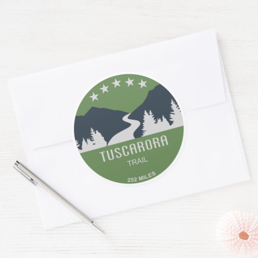Tuscarora Highlights Runder Aufkleber (Umschlag)