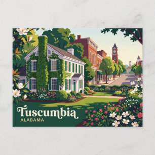 Tuscumbia, Alabama, USA Postkarte