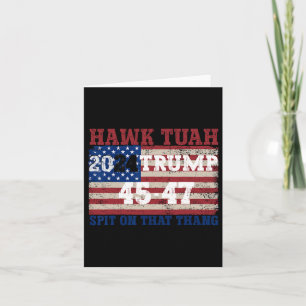 Tush Spit auf diese Thang-Wahl Parodie Trump 2024 Karte