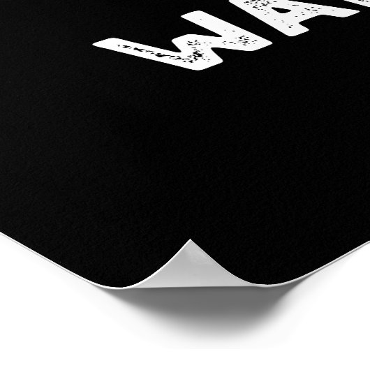 Tusk Tusk Ein anderer Walrus Pun Funny Pun Dark BG Poster (Ecke)