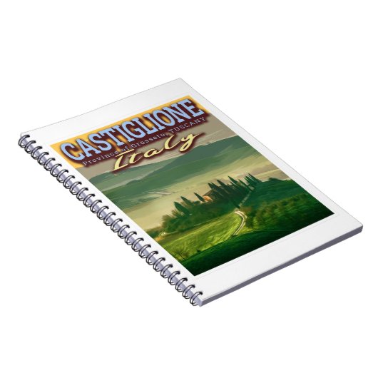 TUSKANIEN ITALIEN - ITALIENISCHES LAND NOTIZBLOCK (Rechte Seite)