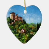 TUSKANISCHE LANDSCHAFT 3 KERAMIKORNAMENT (Rechts)