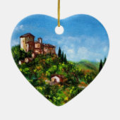 TUSKANISCHE LANDSCHAFT 3 KERAMIKORNAMENT (Hinten)