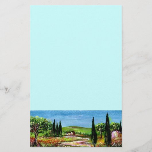 TUSKANISCHE LANDSCHAFT 5 BRIEFPAPIER (Vorderseite)