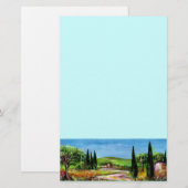 TUSKANISCHE LANDSCHAFT 5 BRIEFPAPIER (Vorne/Hinten)