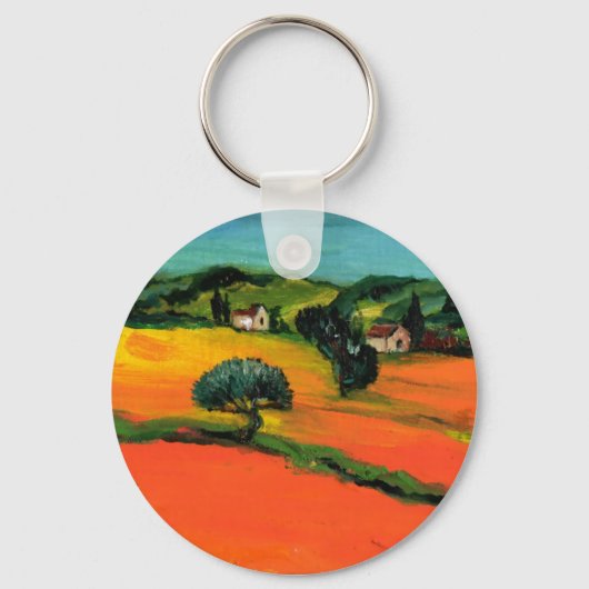 TUSKANISCHE LANDSCHAFT, Detail Schlüsselanhänger (Vorderseite)