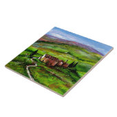 TUSKANISCHE LANDSCHAFT MIT GRÜNEN HÜLLEN FLIESE (Seite)